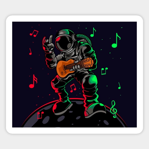 Rock and roll Planet Sticker by timegraf